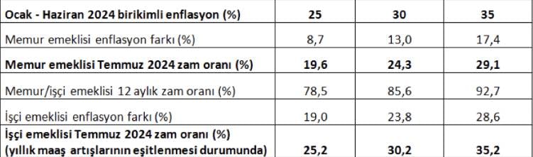 İşçi Ve Memur Emeklilerinin Yıllık Maaş Zamları Nasıl Eşitlenecek? Temmuz 2024 İçin Senaryolar 4